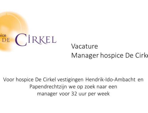 Vacature manager hospice De Cirkel